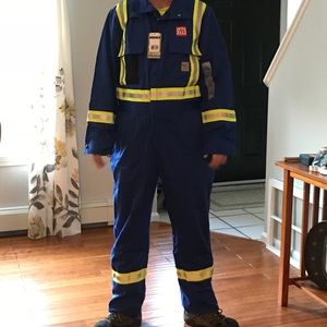 ***BRAND NEW*** FLAME-RESISTANT STRIPED COVERALL